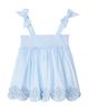 Zimmermann Kids Zimmermann Kids Cascadian shirred cotton top - 1
