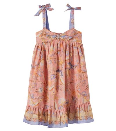 Zimmermann Kids Zimmermann Kids Indra bow-detail floral cotton dress