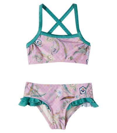 Zimmermann Kids Zimmermann Kids Indra floral ruffled bikini