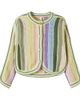 Zimmermann Kids Zimmermann Kids Indra striped crochet cotton cardigan - 1
