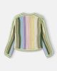 Zimmermann Kids Zimmermann Kids Indra striped crochet cotton cardigan - 3