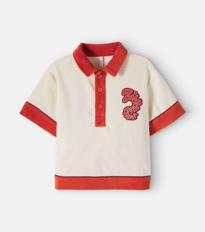 Zimmermann Kids Zimmermann Kids Logo cotton terry polo shirt