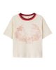Zimmermann Kids Zimmermann Kids Mahon embroidered linen and cotton T-shirt - 1