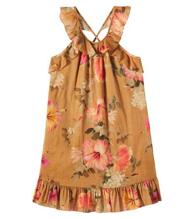 Zimmermann Kids Zimmermann Kids Mahon floral ruffled cotton dress