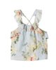 Zimmermann Kids Zimmermann Kids Mahon floral ruffled cotton tank top - 1