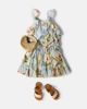 Zimmermann Kids Zimmermann Kids Mahon floral ruffled cotton tank top - 2