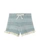 Zimmermann Kids Zimmermann Kids Patience knitted cotton-blend shorts - 1