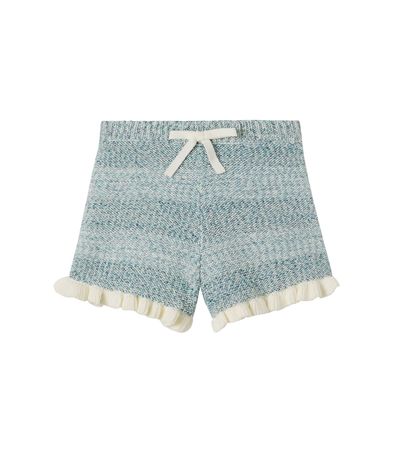 Zimmermann Kids Zimmermann Kids Patience knitted cotton-blend shorts