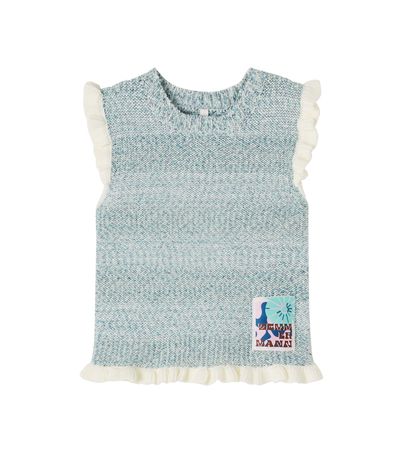 Zimmermann Kids Zimmermann Kids Patience knitted cotton-blend top
