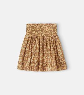 Zimmermann Kids Zimmermann Kids Patience leopard-print cotton skirt