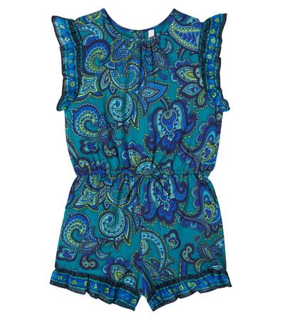 Zimmermann Kids Zimmermann Kids Patience paisley cotton romper