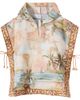 Zimmermann Kids Zimmermann Kids Printed cotton poncho - 1