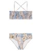 Zimmermann Kids Zimmermann Kids Printed shirred bikini - 1