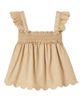Zimmermann Kids Zimmermann Kids Ruffled scalloped cotton top - 1