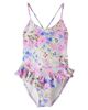 Zimmermann Kids Zimmermann Kids Solstice floral ruffled swimsuit - 1