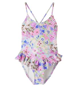 Zimmermann Kids Zimmermann Kids Solstice floral ruffled swimsuit