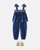 Zimmermann Kids Zimmermann Kids Tallow embroidered denim top - 2