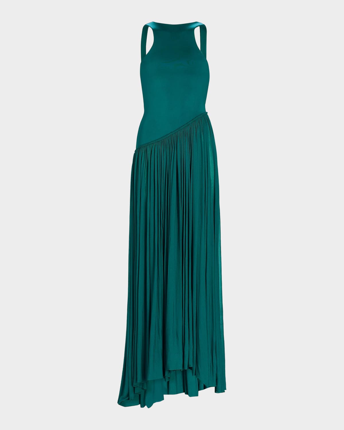Zimmermann Luna Jersey Asymmetric Maxi Dress