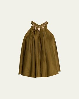 Zimmermann Mahon Silk Chain Blouse