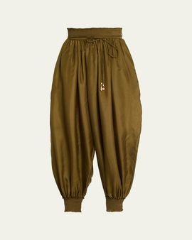 Zimmermann Mahon Silk Harem Pants
