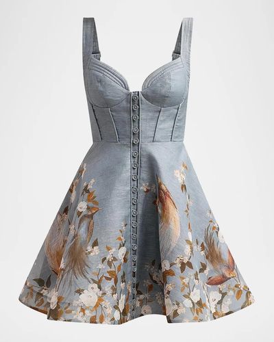 Zimmermann Momentum Corded Mini Dress