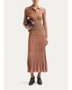 Zimmermann Mouline Rib-Knit Polo Midi Dress - 2