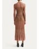 Zimmermann Mouline Rib-Knit Polo Midi Dress - 3