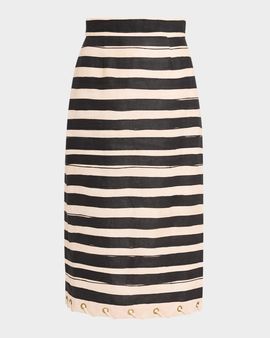 Zimmermann Rebellion Stripe Rope Skirt