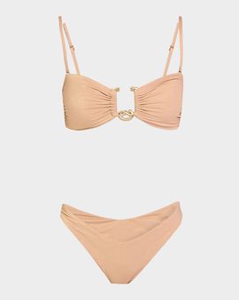Zimmermann Solstice Metallic Two-Piece Swimsuit
