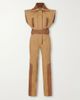 ZIMMERMANN Valiant belted rib-trimmed cotton-drill jumpsuit - 1