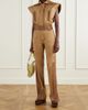 ZIMMERMANN Valiant belted rib-trimmed cotton-drill jumpsuit - 2