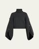 Zimmermann Valiant Buttoned Turtleneck Sweater - 1
