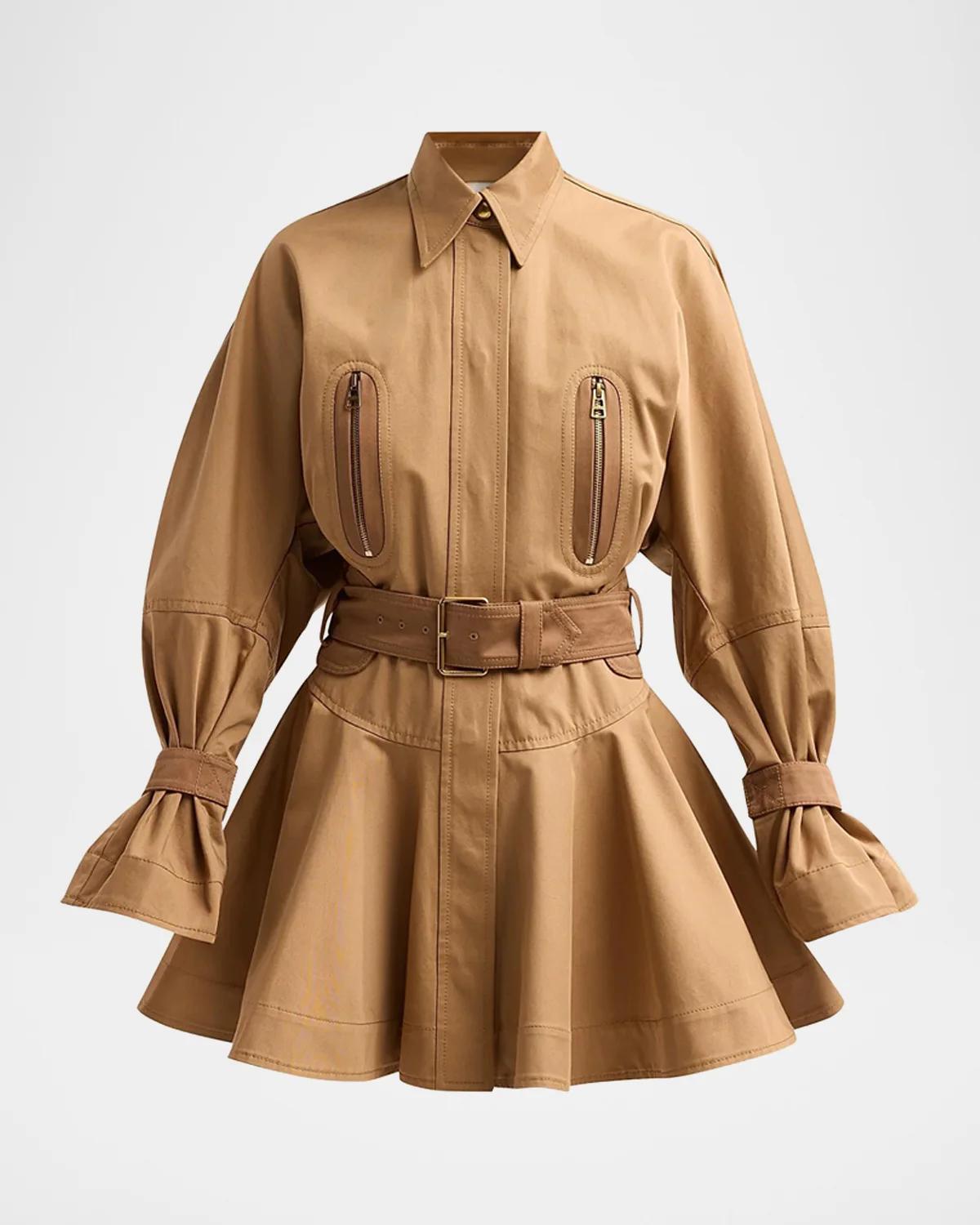 Zimmermann Valiant Drill Mini Dress