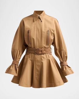 Zimmermann Valiant Drill Mini Dress