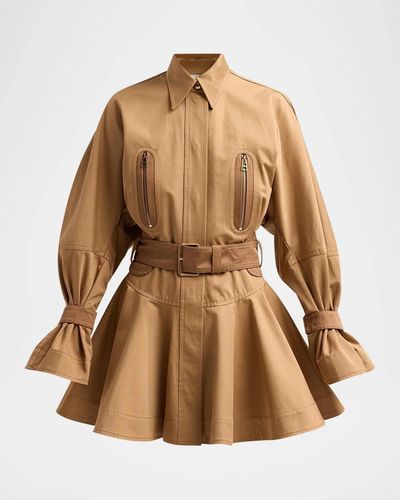 Zimmermann Valiant Drill Mini Dress