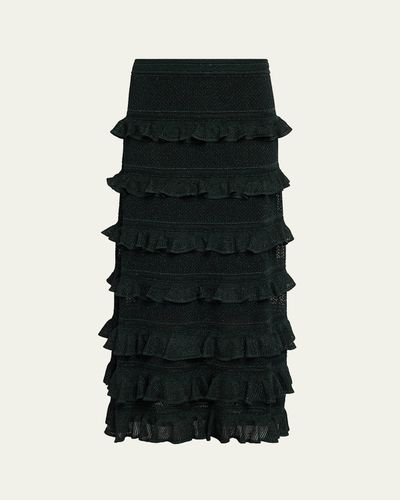 Zimmermann Valiant Frill Midi Skirt