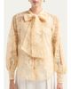 Zimmermann Valiant Lace Pussy Bow Blouse - 3