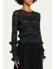 Zimmermann Valiant Lace Ruffle-Tiered Top - 4
