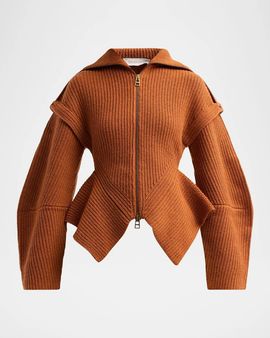 Zimmermann Valiant Utility Wool-Blend Cardigan