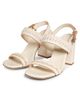 Zimmermann Women's Alchemy 85MM Woven Leather Block-Heel Sandals - 2