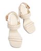 Zimmermann Women's Alchemy 85MM Woven Leather Block-Heel Sandals - 4