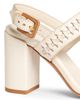 Zimmermann Women's Alchemy 85MM Woven Leather Block-Heel Sandals - 5