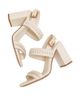 Zimmermann Women's Alchemy 85MM Woven Leather Block-Heel Sandals - 6