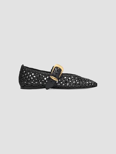 Zimmermann Women's Alchemy Leather Ballet Flats