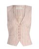 Zimmermann Women's Alchemy Pinstripe Linen Waistcoat - 1