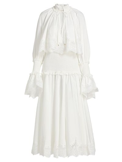 Zimmermann Women's Alchemy Poplin Maxi Dress