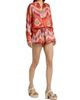 Zimmermann Women's Alchemy Printed Silk Relaxed-Fit Shorts - 2