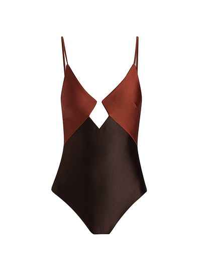 Zimmermann Women's Aster Diamond Wire One-Piece Swimsuit