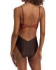 Zimmermann Women's Aster Diamond Wire One-Piece Swimsuit - 4