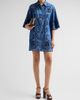 Zimmermann Women's Aster Embroidered Denim Mini Dress - 2